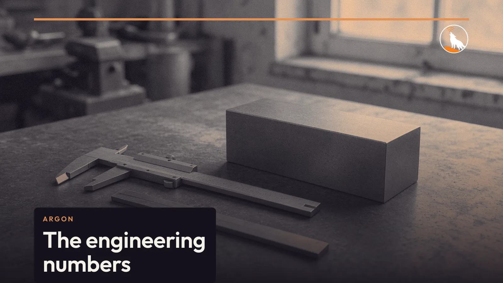 A generated engineering bench, graded navy and orange, with the Argon claims title.