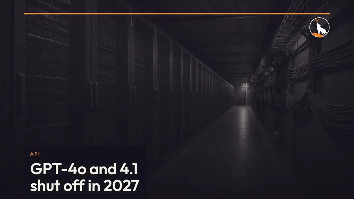 A generated server aisle, graded navy and orange, with the API shutdown title.